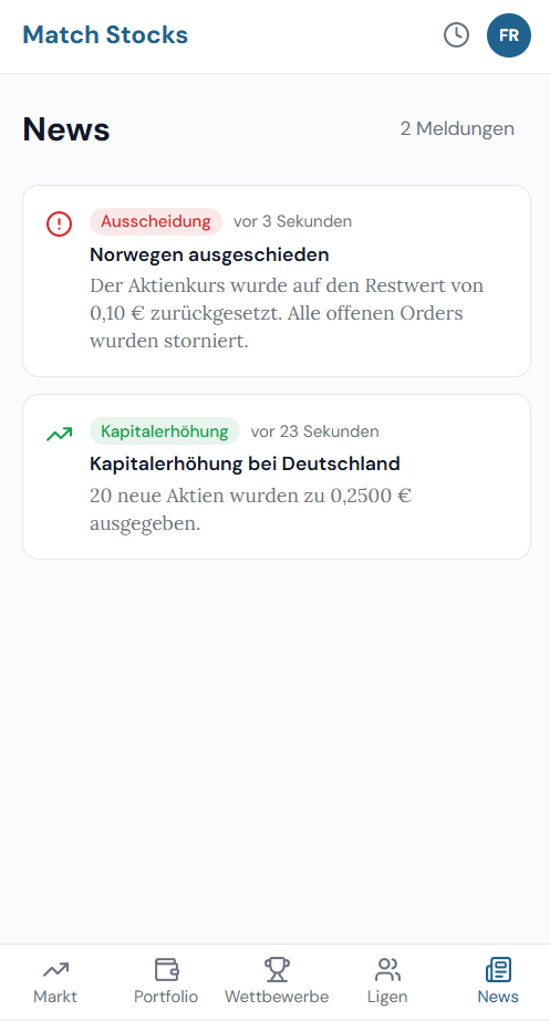 News und Marktbewegungen